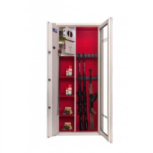 Збройовий сейф Сейф для зброї Griffon GG.700.E на 7 рушниць, сейф для рушниці, мисливський сейф