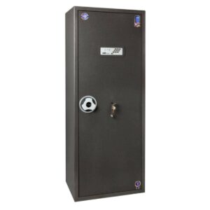 Збройовий сейф Сейф для зброї Safetronics TSS 160ME/K5 на 5 рушниць, сейф для рушниці, мисливський сейф