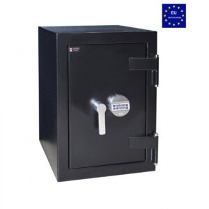 Вогнезломостійкий сейф Сейф вогневзломостійкий Griffon CLE II.68.E BLACK, 2 клас, сейф від злому та вогню