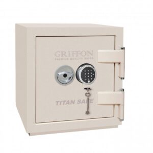 Вогнезломостійкий сейф Сейф вогневзломостійкий Griffon CL III.50.K.E CREAM, 3 клас, сейф від злому та вогню