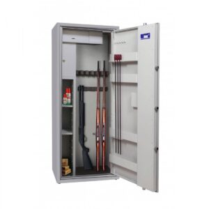 Збройовий сейф Сейф для зброї Griffon GE.600.K.L на 10 рушниць, сейф для рушниці, мисливський сейф