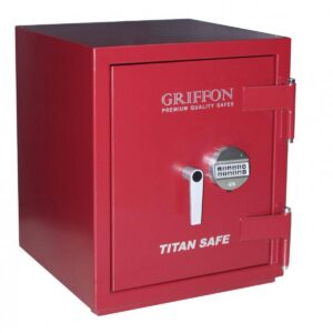 Вогнезломостійкий сейф Сейф вогневзломостійкий Griffon CL II.60.E Burgundy, 2 клас, сейф від злому та вогню