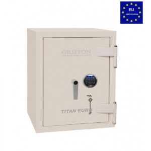 Вогнезломостійкий сейф Сейф вогневзломостійкий Griffon CLE II.60.K.Е CREAM, 2 клас, сейф від злому та вогню